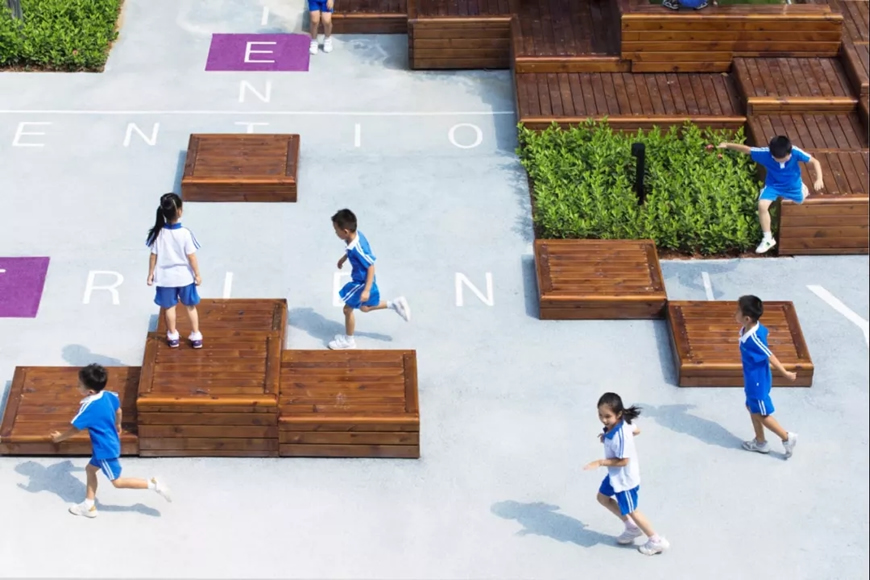 深圳海岸小学—校园景观设计 | 意景生态 - 景观网