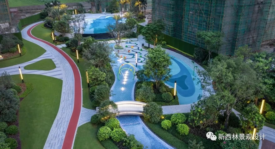 仁恒海棠公园新西林景观设计