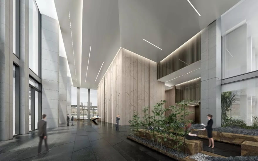 深圳前海控股大厦室内设计 | HPP建筑事务所 - 景观网