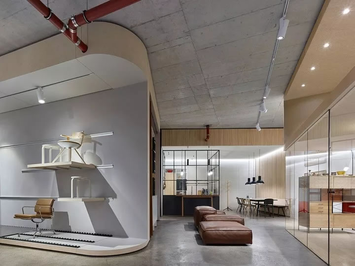 德国家具公司UnternehmenForm办公与展厅设计 | SCOPE Architekten - 景观网