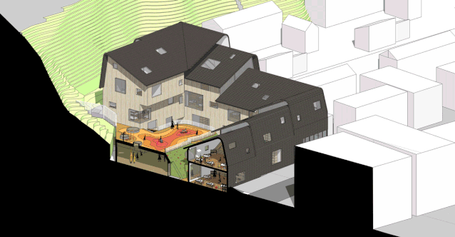 剖面图解  section diagram