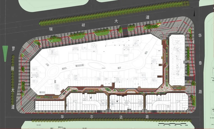 瑞安新城吾悦广场景观设计 | ZC建筑 - 景观网