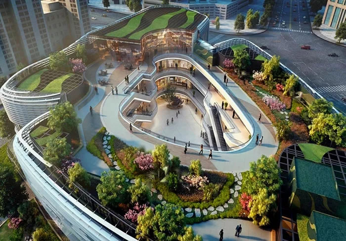 三大案例看绿植如何激活商业空间? - 景观网