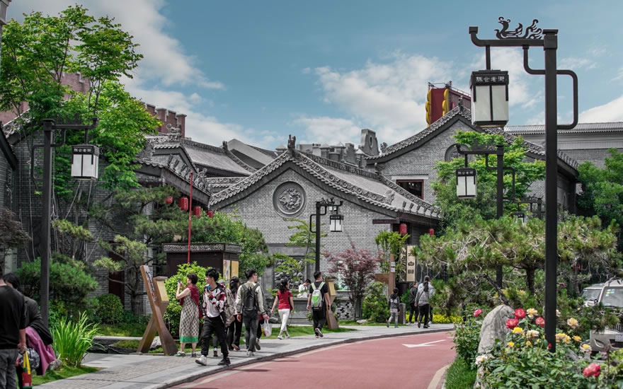 宝鸡石鼓陈仓老街 景虎景观