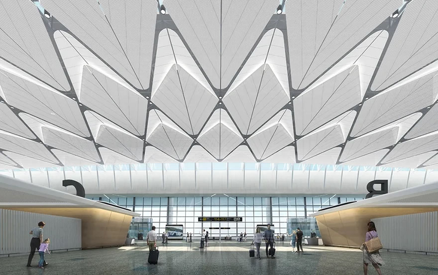 成都天府国际机场精装方案 | 华建集团建筑装饰环境设计研究院 - 景观网