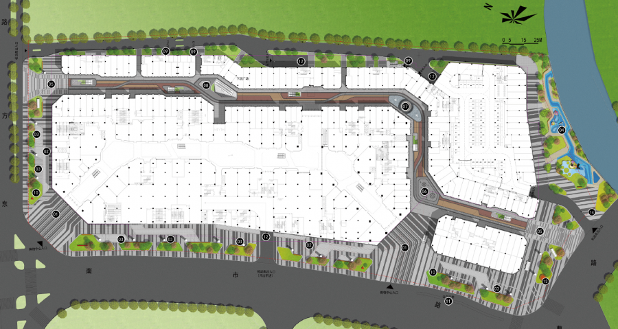 平湖新城吾悦广场景观 | zc建筑