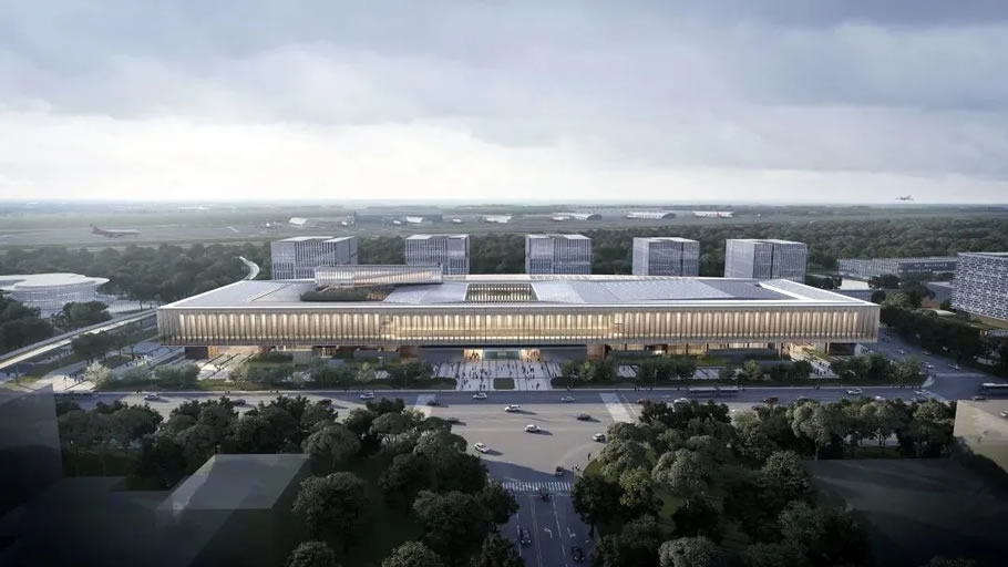 成都空港国际会议中心(星级酒店、城市候机楼) | 中建西南院 - 景观网