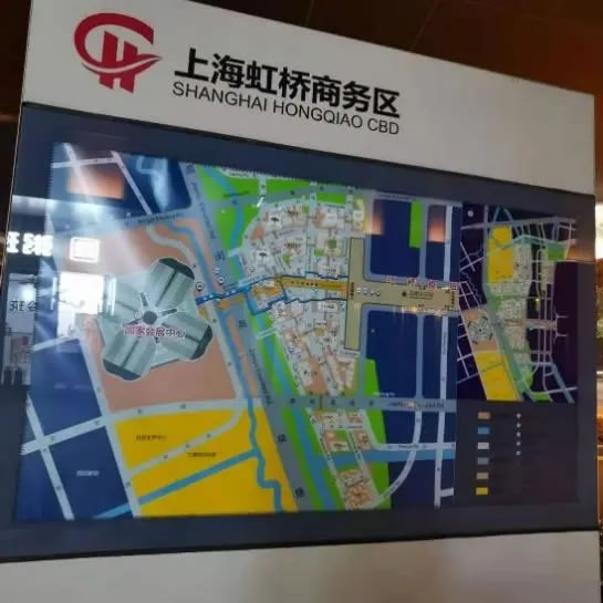 只要你在虹桥商务区走,就一定能看到这张地图 但是你只要仔细看就会