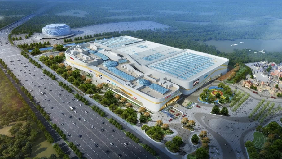 文旅赋能商业+TOD概念 济南首个融创茂2021年亮相 - 景观网