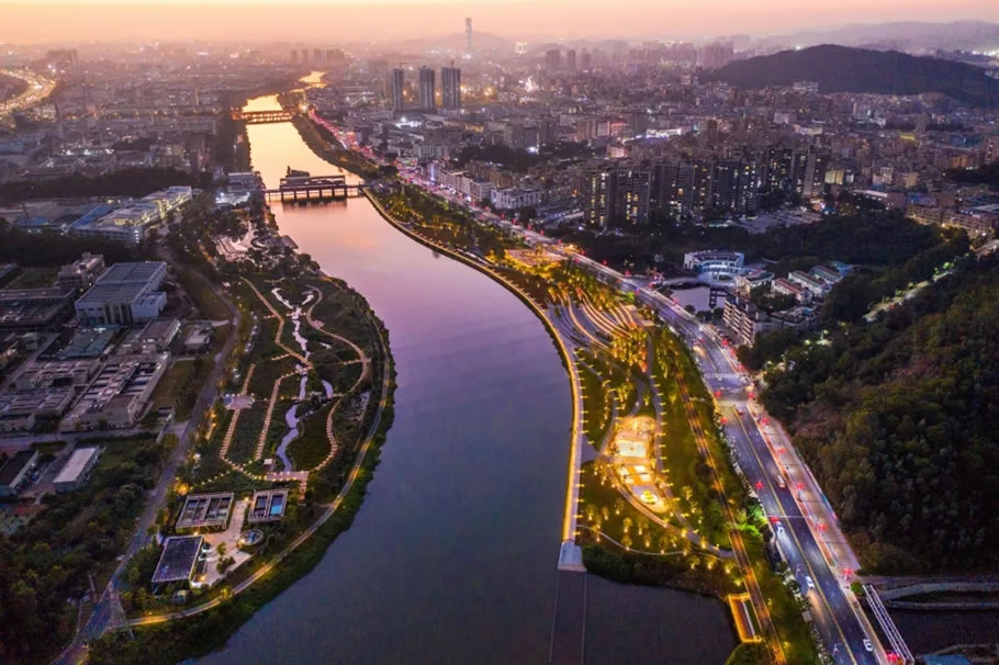 深圳茅洲河碧道试点段建设项目 | 同济设计TJAD - 景观网