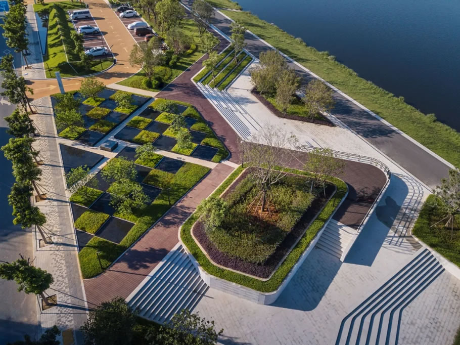 福建东湖数字小镇湖畔艺术公园 | 骏地设计