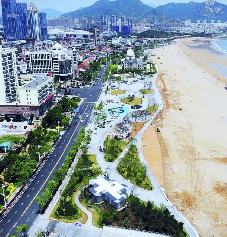 全民健身 全民受益 ：青岛滨海城市客厅蜕变之路 — 陆道原乡 - 景观网