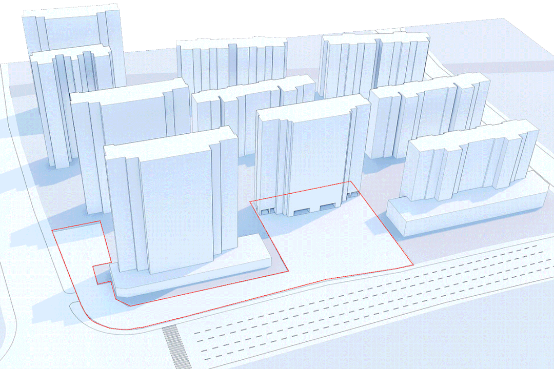 示范区   鸟瞰效果图
