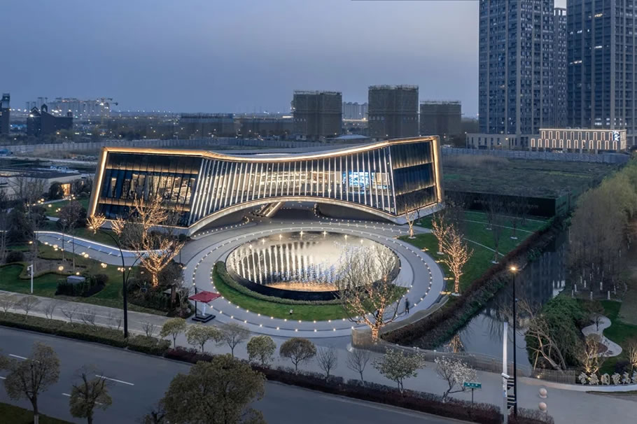 金茂智慧科学城“城市之眼” 湖居会客厅 | Aedas - 景观网