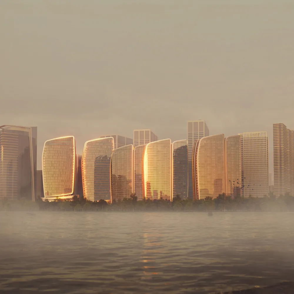 杭州观雲钱塘城 | Aedas - 景观网