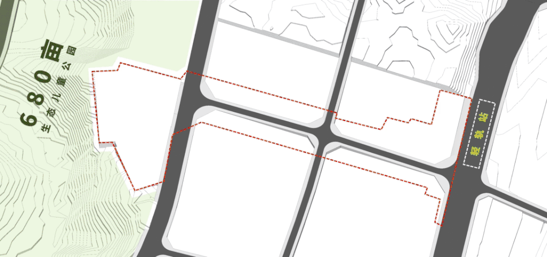 项目西侧为规划中680亩公园,东侧规划建造轨道20号线站点.