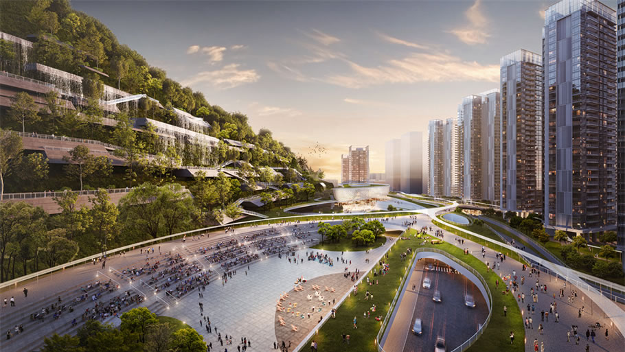以都市绿芯为理念，项目旨在培育有利健康的生活环境.jpg