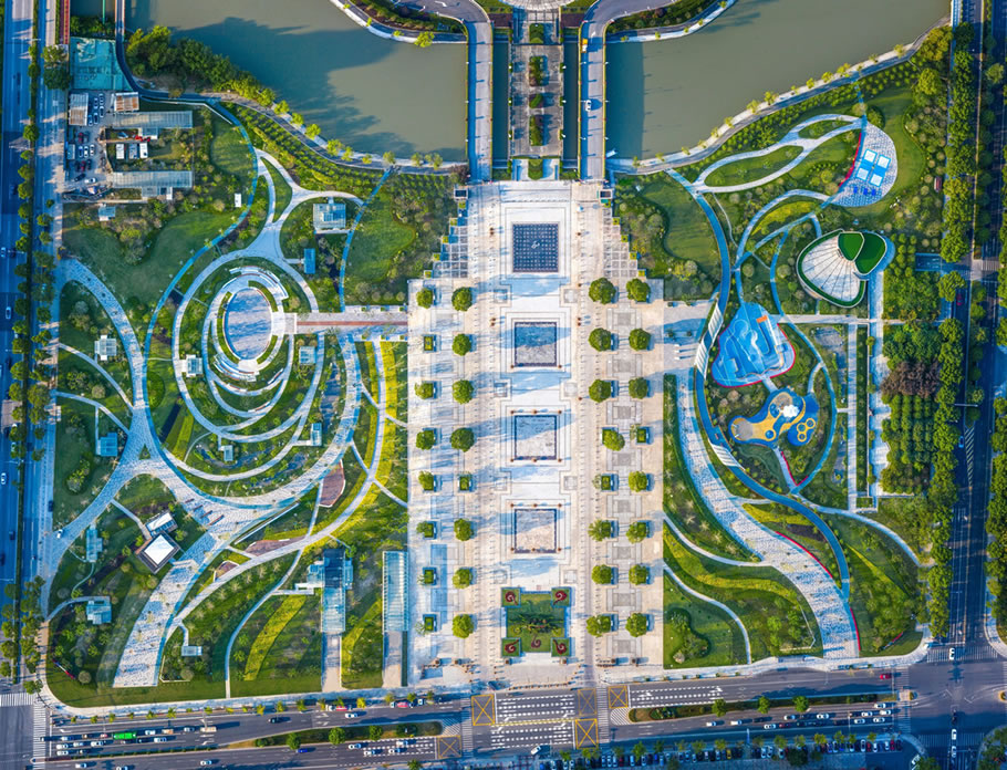 嘉兴南湖市民广场 | 骏地设计 - 景观网