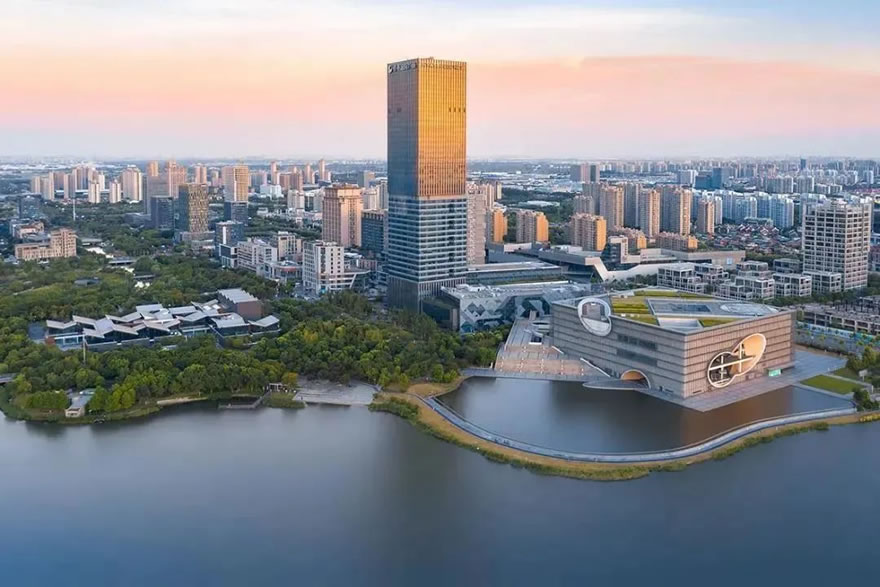 嘉定新城远香湖会客厅整体品质提升项目 | 上海现代建筑装饰环境设计研究院 - 景观网