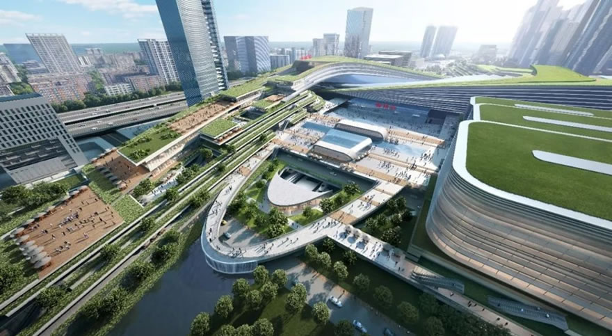 深圳西丽枢纽 | 株式会社日建设计 - 景观网