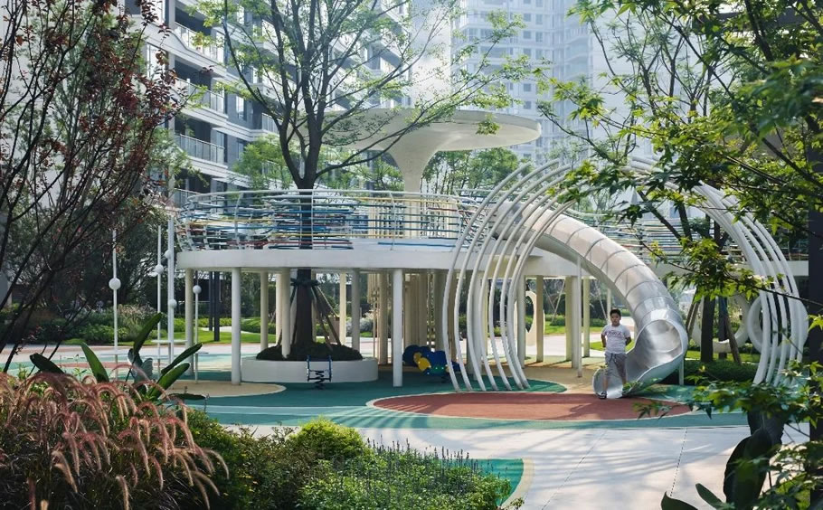 成都新希望旭辉锦官天樾 | 山水比德 - 景观网
