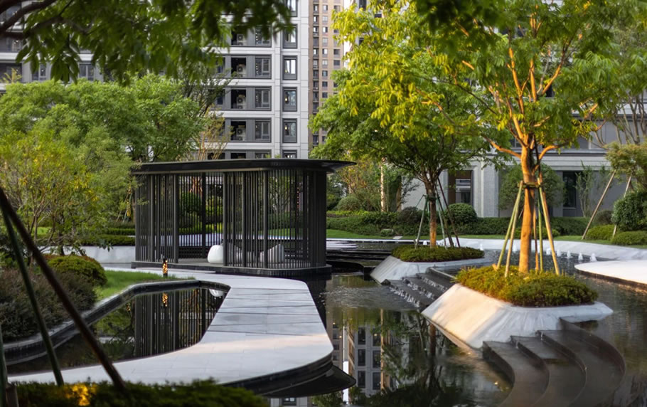 中国铁建·绍兴花语江南 | 棕榈设计集团 - 景观网