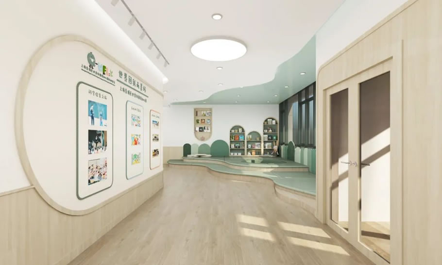 青浦世外幼儿园托育中心室内设计 | 形非建筑 - 景观网