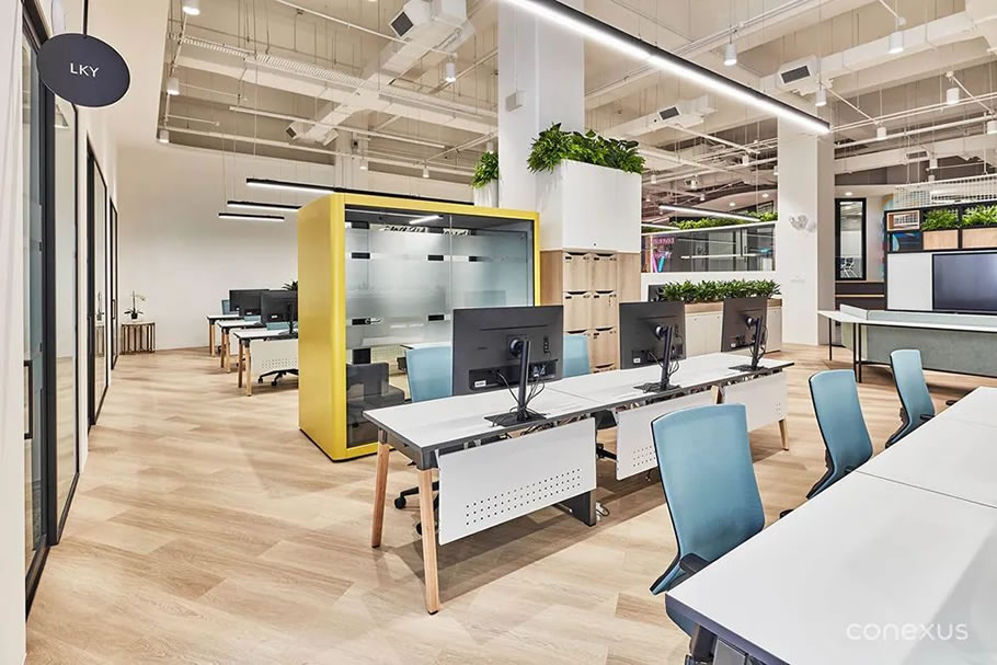 8VI Holdings新加坡总部混合型工作场所设计 | Conexus Studio - 景观网