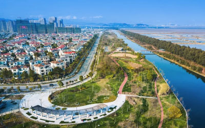 乐清市中心区胜利塘河改造工程 |  杭州园林设计院 
