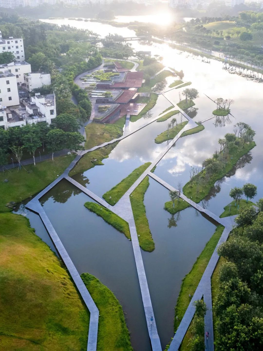 海口美舍河凤翔湿地公园游客中心 | 中国建筑设计研究院 - 景观网