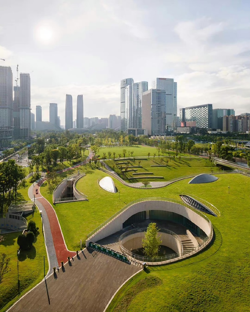 成都交子公园金融商务区 | 中建西南院 - 景观网
